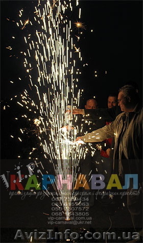 Фонтани "холодні" піротехнічні на перший танець у Львові (Фонтаны пиротех.) - <ro>Изображение</ro><ru>Изображение</ru> #1, <ru>Объявление</ru> #60017