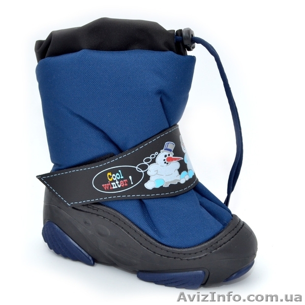 Зимние сапоги дутики Демар "Snow men" синие - <ro>Изображение</ro><ru>Изображение</ru> #1, <ru>Объявление</ru> #472792