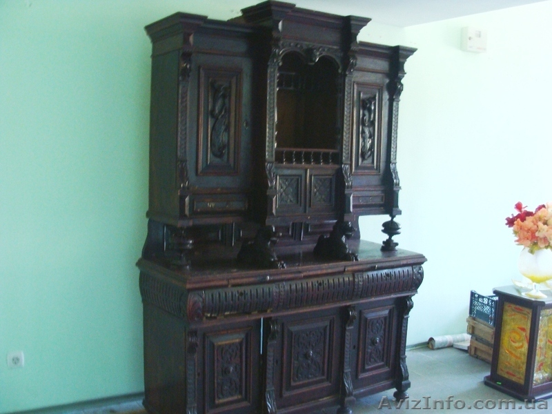 Продается антикварный кухонный шкаф - <ro>Изображение</ro><ru>Изображение</ru> #1, <ru>Объявление</ru> #467008