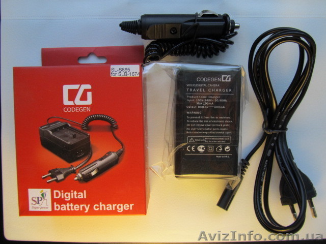 Зарядка для фотоаппарата(авто+сеть)от100гр - <ro>Изображение</ro><ru>Изображение</ru> #1, <ru>Объявление</ru> #719935
