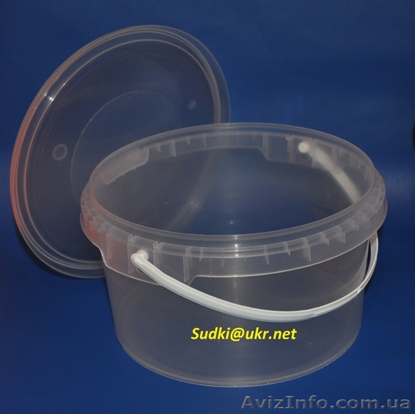  Банка (ведро) 2.3 л с герметической крышкой  - <ro>Изображение</ro><ru>Изображение</ru> #1, <ru>Объявление</ru> #1296907