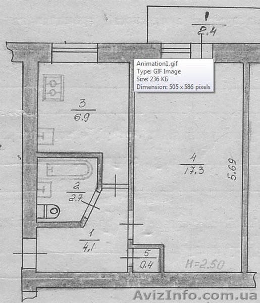 Продаю однокомнатную квартиру в городе Николаев, Лвовской области.  - <ro>Изображение</ro><ru>Изображение</ru> #1, <ru>Объявление</ru> #1337498