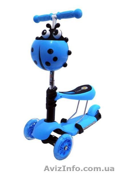 Музыкальный самокат Scooter Micro Mini 80 голубой - <ro>Изображение</ro><ru>Изображение</ru> #1, <ru>Объявление</ru> #1416080