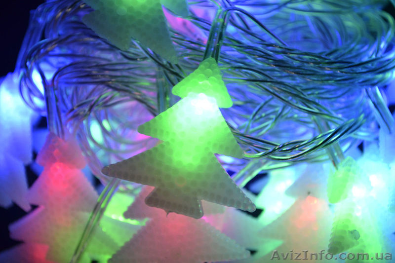 Новогодняя гирлянда елочкой - <ro>Изображение</ro><ru>Изображение</ru> #1, <ru>Объявление</ru> #1493537