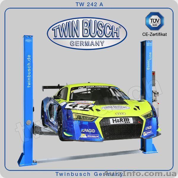 Подъемное оборудование для сто купить, подъемник двухстоечный Twin Bush TW 242 E - <ro>Изображение</ro><ru>Изображение</ru> #1, <ru>Объявление</ru> #1520891