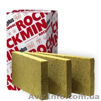 ROCKMIN PLUS-100мм (0,61м*1м, 6.1 м.кв. в упак.) вата мiнеральна - <ro>Изображение</ro><ru>Изображение</ru> #1, <ru>Объявление</ru> #1521078