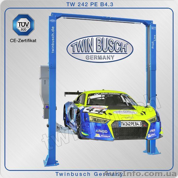 Подъемник для сто двухстоечный, подъемник для автосервиса Twin Bush TW 242 PE B4 - <ro>Изображение</ro><ru>Изображение</ru> #1, <ru>Объявление</ru> #1531593