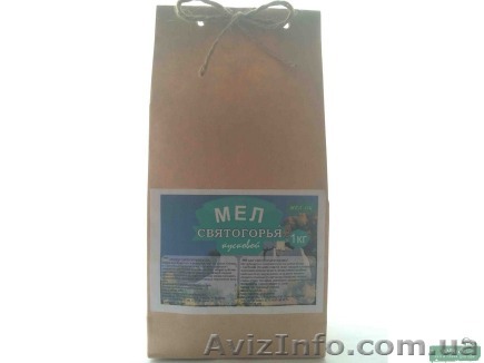 Мел Святогорья натуральный кусковой, пакет 1 кг - <ro>Изображение</ro><ru>Изображение</ru> #1, <ru>Объявление</ru> #852387