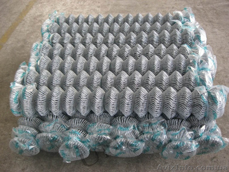 Сітка Рабиця/сетка рабица оцинкована, в ПВХ покритті, дріт для натяжки - <ro>Изображение</ro><ru>Изображение</ru> #1, <ru>Объявление</ru> #1582906