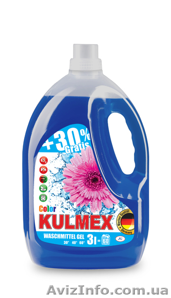 Гель для кольорових речей Kulmex 3л. - <ro>Изображение</ro><ru>Изображение</ru> #1, <ru>Объявление</ru> #1643600