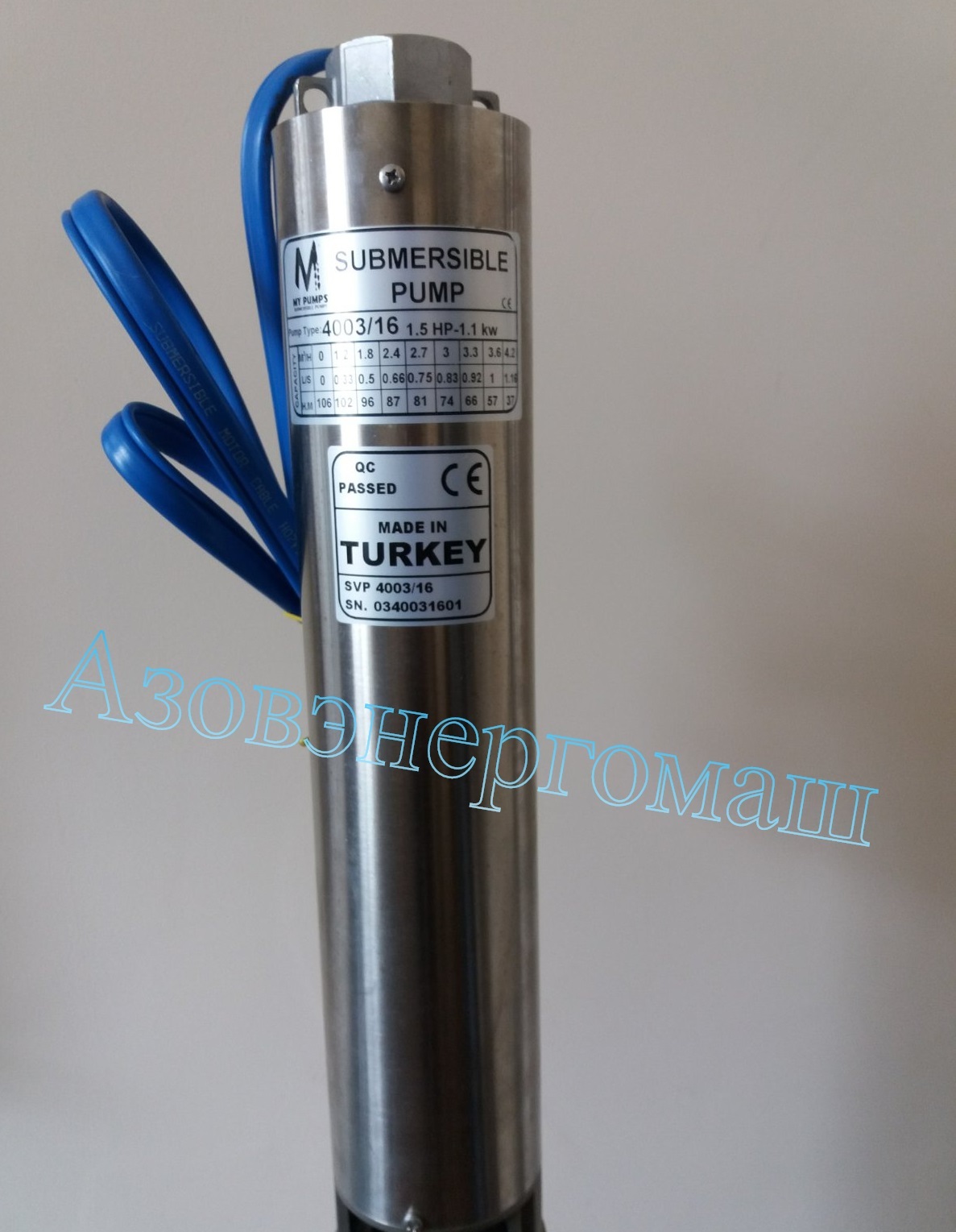 Погружные скважинные насосы YILDIZSU производства Турция - <ro>Изображение</ro><ru>Изображение</ru> #1, <ru>Объявление</ru> #1694043