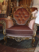 Диван + 2 кресла. Орех. - <ro>Изображение</ro><ru>Изображение</ru> #2, <ru>Объявление</ru> #807466