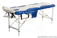 Стол массажный АЛЮМИНИЕВЫЙ 2 сегментный двухцветный - <ro>Изображение</ro><ru>Изображение</ru> #1, <ru>Объявление</ru> #867776