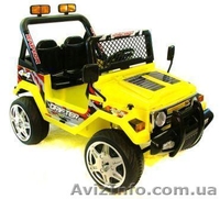 Детский электромобиль 618R  2-х местный внедорожник  на пульте управле - <ro>Изображение</ro><ru>Изображение</ru> #1, <ru>Объявление</ru> #985481