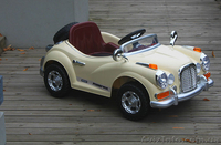 Хит продаж ! Детский электромобиль Mercedes Benz 128 Retro. Бежевый - <ro>Изображение</ro><ru>Изображение</ru> #3, <ru>Объявление</ru> #1004742