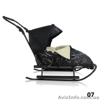 санки Prampol Rasper Польша с капюшоном и конвертом подножки - <ro>Изображение</ro><ru>Изображение</ru> #2, <ru>Объявление</ru> #1030451