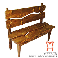 Мебель для комнаты отдыха бани, Скамейка под старину - <ro>Изображение</ro><ru>Изображение</ru> #1, <ru>Объявление</ru> #1222692