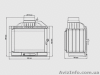 Камін, каминная топка Nordflam Corno, 14кВт+БЕСПЛАТНАЯ ДОСТАВКА ПО УКР - <ro>Изображение</ro><ru>Изображение</ru> #2, <ru>Объявление</ru> #1379001