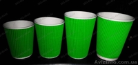 Одноразовые гофрированные стаканчики - <ro>Изображение</ro><ru>Изображение</ru> #5, <ru>Объявление</ru> #1485510
