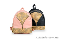 Городской стильный ,кожаный рюкзак - для модных женских образов  - <ro>Изображение</ro><ru>Изображение</ru> #2, <ru>Объявление</ru> #1563318