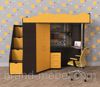 Ліжко горище ДМ 37 МДФ серії Binky - <ro>Изображение</ro><ru>Изображение</ru> #1, <ru>Объявление</ru> #1451135