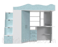 Ліжко горище ДМ 37 МДФ серії Binky - <ro>Изображение</ro><ru>Изображение</ru> #2, <ru>Объявление</ru> #1451135