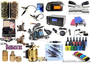 Тату машинки,  комплекты тату (-50гр. скидка,  иглы,  краску,  бесплатная 