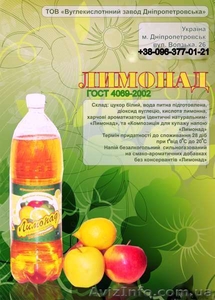 Лимонад в ПЭТ (0, 5л;  1, 0л;  1, 5л;  2, 0л) и КЕГАХ