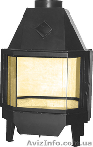 Камины Hajduk,  каминные топки,  угловые,  двусторонние, трехсторонние