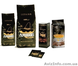 оптовая продажа зернового кофе тм amigos молотый кофе опт от 19 гр. - <ro>Изображение</ro><ru>Изображение</ru> #4, <ru>Объявление</ru> #742167
