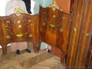 антикварная кровать 18-век, Вена,идеальное состояние - <ro>Изображение</ro><ru>Изображение</ru> #2, <ru>Объявление</ru> #770205