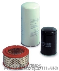 Фільтр повітряний,  фільтр масляний,  повітряно-масляний сепаратор до компресорів 