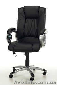 Кресло с массажем MANLINE+ПОДОГРЕВ черное  - <ro>Изображение</ro><ru>Изображение</ru> #1, <ru>Объявление</ru> #867771