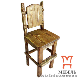 Купить деревянные барные стулья, Стул барный под старину - <ro>Изображение</ro><ru>Изображение</ru> #1, <ru>Объявление</ru> #1222694