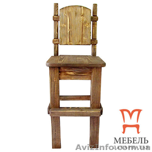 Купить деревянные барные стулья, Стул барный под старину - <ro>Изображение</ro><ru>Изображение</ru> #2, <ru>Объявление</ru> #1222694