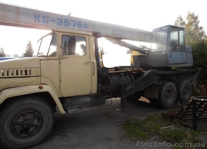 Продаем автокран КС-3575А, г/п 10 тонн, КрАЗ 65101, 1992 г.в.  - <ro>Изображение</ro><ru>Изображение</ru> #3, <ru>Объявление</ru> #1245343