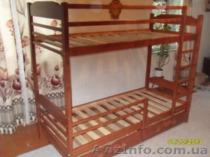 Двухярусна кровать-ціна з ящиками  - <ro>Изображение</ro><ru>Изображение</ru> #3, <ru>Объявление</ru> #1281161