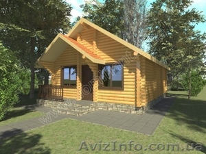 Проект Ласточка. Одноэтажный дом из бруса.