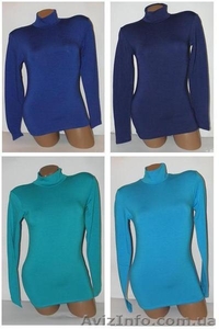 Женские водолазки с начесом оптом и врозницу