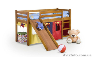 Детская кровать с горкой Neo Plus польской фирмы Halmar - <ro>Изображение</ro><ru>Изображение</ru> #1, <ru>Объявление</ru> #1421385