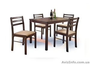 Столовый комплект, стол и 4 стула, New starter польской фирмы Halmar - <ro>Изображение</ro><ru>Изображение</ru> #1, <ru>Объявление</ru> #1421378