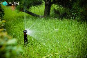 AQM - автополив,  интеллектуальные системы полива,  полив газона