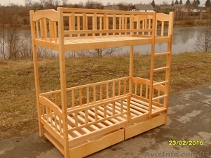 Двухярусна кровать-ціна з ящиками  - <ro>Изображение</ro><ru>Изображение</ru> #7, <ru>Объявление</ru> #1281161