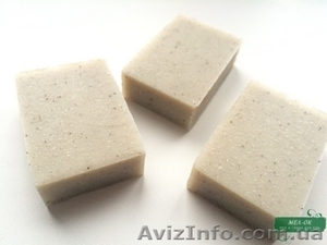 Мыло с бело-голубой глиной морское,  75 г