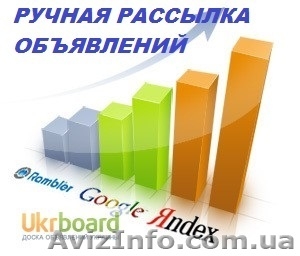 Розміщенння реклами в інтернеті. Ручна розсилка оголошень.