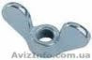 Гайка-барашек DIN 315 с округлыми лепестками,  немецкая форма. 