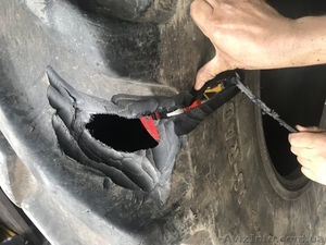 Ремонт крупногабаритных шин КГШ в Киевской области