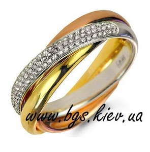 Обручальные кольца Trinity de Cartier (Картье Тринити)
