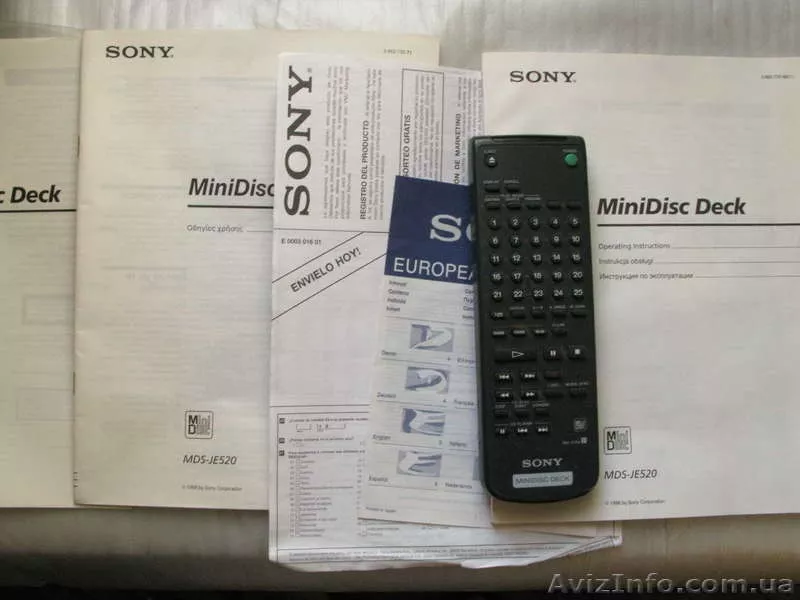 Минидисковая дека Sony MDS JE-520 - <ro>Изображение</ro><ru>Изображение</ru> #3, <ru>Объявление</ru> #520577