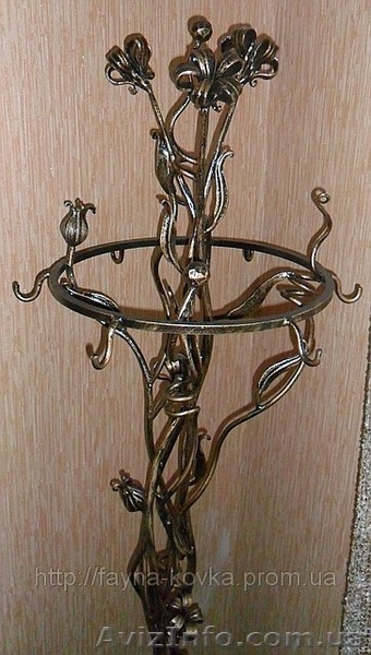 Кованная и удобная вешалка для одежды 1550грн. - <ro>Изображение</ro><ru>Изображение</ru> #1, <ru>Объявление</ru> #605274